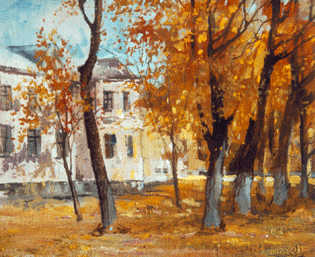 Autumn in Barnaul (1997, c/b, 50x60 )