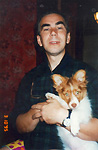Valeriy with his dog