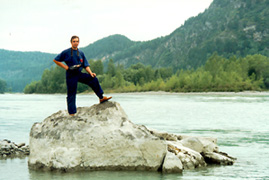 Valeriy - on the Altaic river Katun